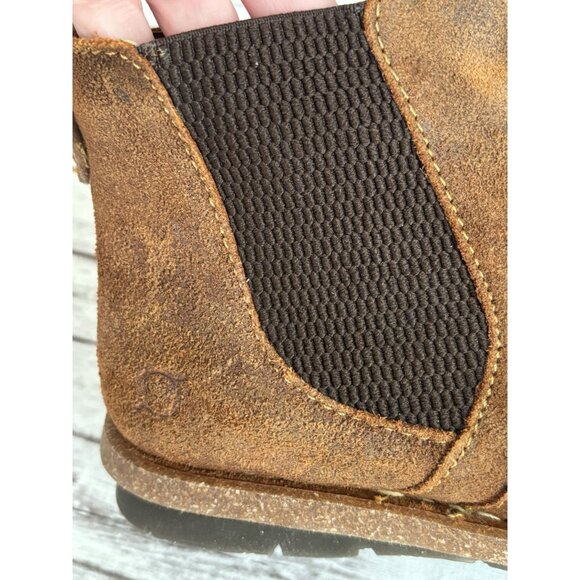 Born Tabby Chelsea Boot (Women) Brown Leather Suede Size 8 - Picture 6 of 13